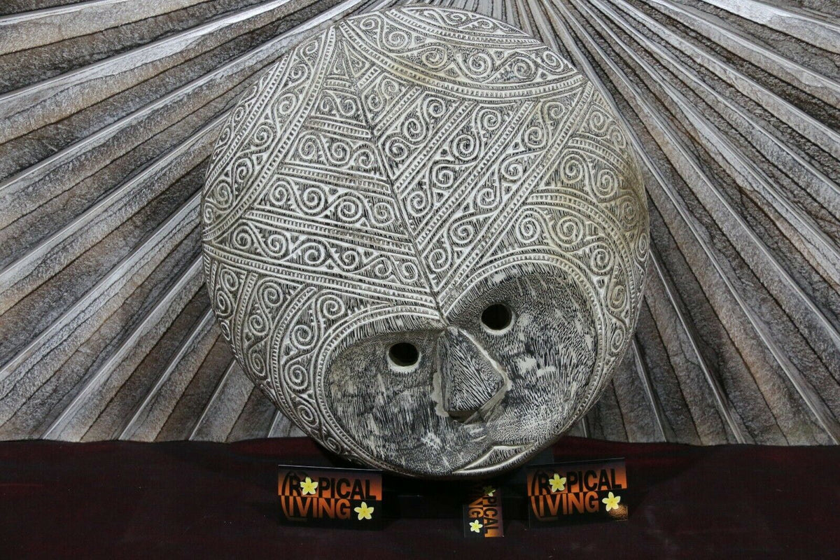 NEW Hand Carved TIMOR Tribal / Primitive Mask - Timor Art - Carved Wood Mask