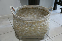 NEW Balinese Hand Woven Bamboo/Rattan Basket w/Handles - 3 sizes available