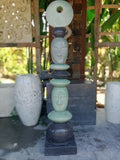 Balinese Terrazzo Tribal Totem Style Sculpture / Statue STUNNING PIECE!!