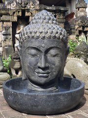 NEW Balinese Buddha Head Water Feature - Bali Water Feature