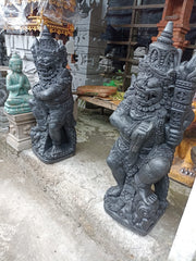 New Balinese Set 2 Raksasa Statues - Bali Entry Statues - Bali Protector Statue