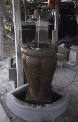 Balinese Urn Style Frangipani Water Feature - Bali Water Feature