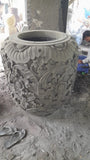NEW Balinese Master Carved Paras Pot - Unique High Quality Bali FEATURE POT