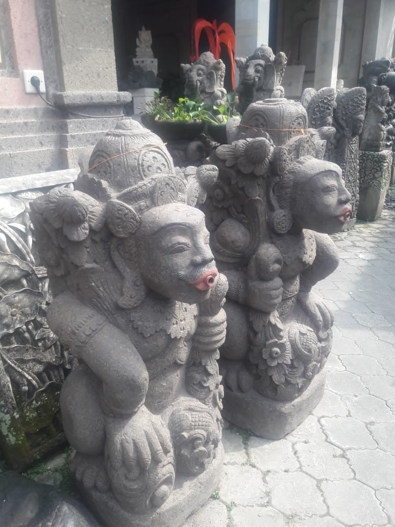 Balinese Hand Crafted Paras Statue / Widiadari Water Feature - Traditional Bali