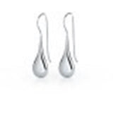 925 Sterling Silver Teardrop Earrings - Balinese Style Earrings