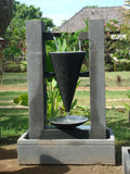 L Balinese Funnel Style Water Feature - Bali Water Feature - Balinese Garden