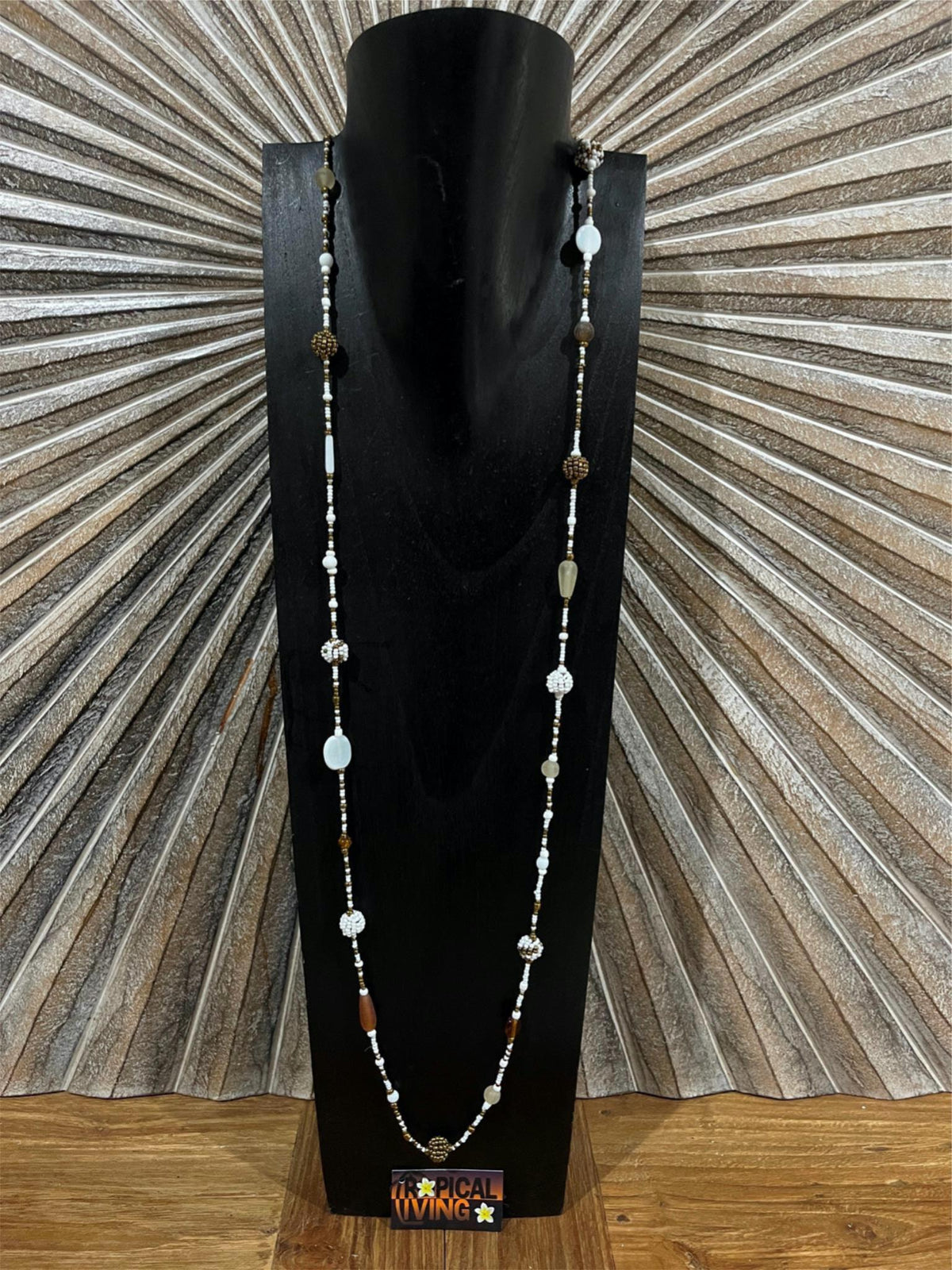 NEW Hand Crafted Balinese Bead Necklace - Long Bead necklace - Bali Jewellery