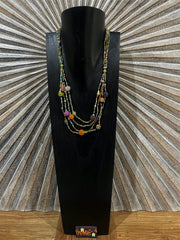 NEW Hand Crafted Balinese Multi Strand Bead Necklace - Bali Jewellery