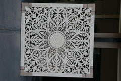 NEW Bali Carved MDF/WOOD Framed MANDALA Wall Panel or Mandala Bedhead 160cm