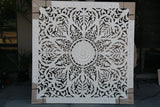 NEW Balinese Carved MDF/WOOD Framed MANDALA Wall Panel or Mandala Bedhead 160cm