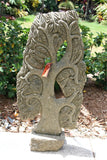 NEW Balinese Hand Carved Greenstone TREE OF LIFE Sculpture Medium