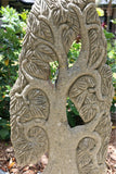 NEW Balinese Hand Carved Greenstone TREE OF LIFE Sculpture Medium