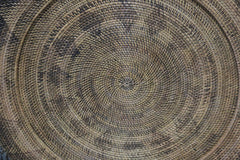 NEW Bali Woven Rattan Platter with Motif - Balinese Woven Rattan Wall Art 100cm