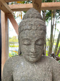 NEW Hand Carved Quality Greenstone Balinese Buddha Statue - Bali Chakra Buddha