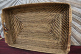 NEW Balinese Woven Rattan Open Basket / Tray - Choose from 3 Sizes...