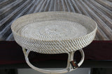 NEW Balinese Platter/Tray on Stand - Bali Entertaining Basket