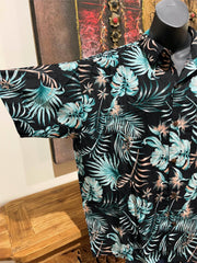 Balinese Mens Tropical Print Shirt - Size L-XL - Tropical Bali or Hawaiian Shirt