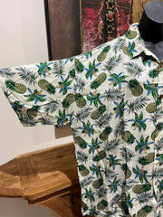 Balinese Mens Tropical Print Shirt - Size XXXL - Tropical Bali or Hawaiian Shirt