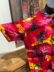 Balinese Mens Tropical Print Shirt - Size XXXL - Tropical Bali or Hawaiian Shirt