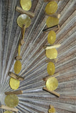 NEW Balinese Capiz Shell with Stick Hanging Strand / Mobile - Shell Decor Hanger