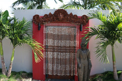 NEW BALINESE SHELL CURTAIN - BALI SHELL HANGING SCREEN - BOHO STYLE HOMEWARES