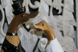 NEW Balinese Hand Carved Wooden Wedding Couple Ducks - Wedding Decor - Bali Duck