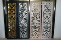 NEW Balinese Carved MDF/WOOD Framed Mandala Wall Panel 180 x 50cm Bali Panel