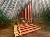 Brand New Pan Flute - Balinese 10 Pipe Pan Flute - GREAT SOUND!!