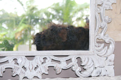 NEW Balinese Hand Carved Wooden Mirror - Carved Bali FEATURE Mirror