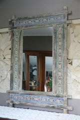 NEW Balinese Hand Carved Wooden Mirror - Carved Bali FEATURE Mirror