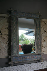 NEW Balinese Hand Carved Wooden Mirror - Carved Bali FEATURE Mirror