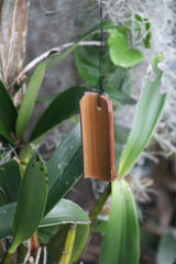 NEW Balinese Wood Carved Pelican / Bamboo Wind Chime