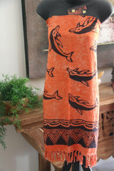 Bali Beach Sarong - Bali Dolphin Sarong - Bikini Cover Up - ASST COLOURS