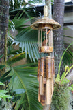 NEW Balinese Bird in Bamboo Bird Cage  Wind Chime - Bali Bamboo Wind Chime