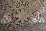 NEW Balinese Carved MDF/WOOD Framed MANDALA Wall Panel 1m x 1m Stunning Wall Art