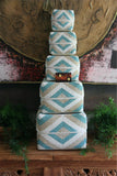 NEW Balinese Hand Crafted Woven & Hand Beaded Baskets  - Bali Basket with Lid XL