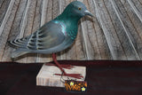 NEW Balinese Hand Carved & Crafted Wooden Pigeon Sculpture