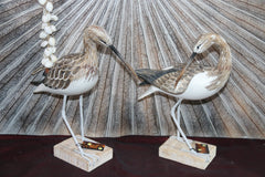 NEW Balinese Hand Carved & Crafted Wooden Curlew Sculpture