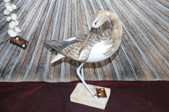 NEW Balinese Hand Carved & Crafted Wooden Curlew Sculpture