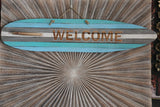 NEW Balinese Timber Surfboard WELCOME Sign
