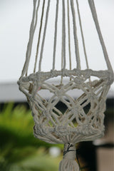 NEW Balinese Handmade Macrame Hanging Pot Holder S