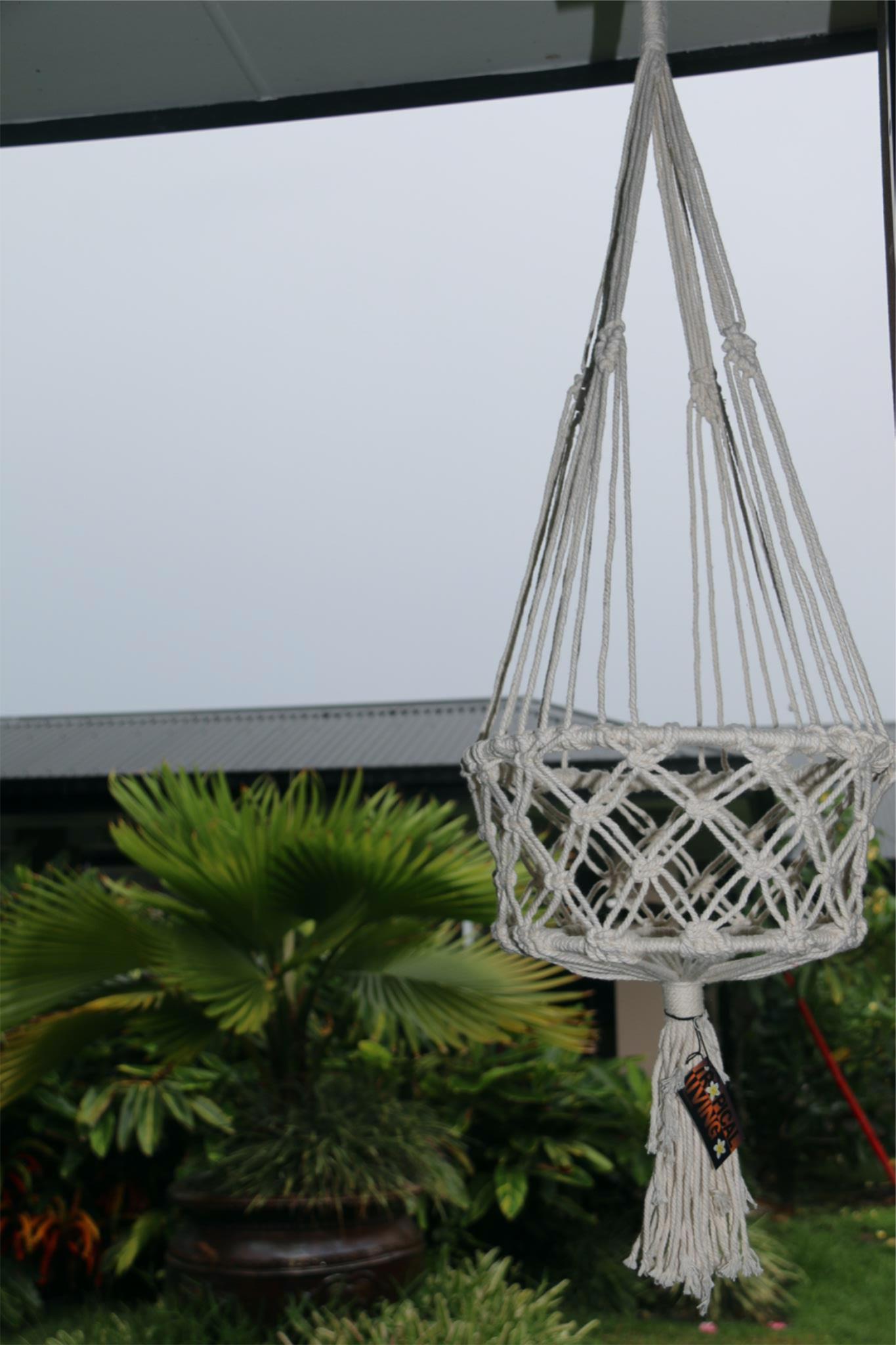 bali hanging plant NEW Balinese Handmade Macrame Hanging Pot Holder L – Tropical Living QLD