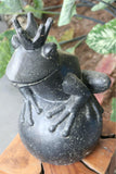 NEW Balinese Frog with Crown Water Feature or Statue - Bali Frog Sculpture