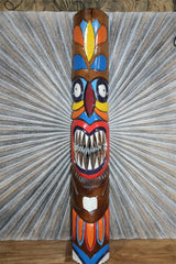 NEW Balinese Hand Crafted Tiki Bar / Polynesian TIKI MASK / TOTEM 100cm