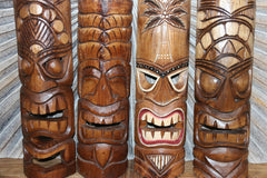 NEW Balinese Hand Crafted Tiki Bar / Polynesian TIKI MASK / TOTEM 50cm