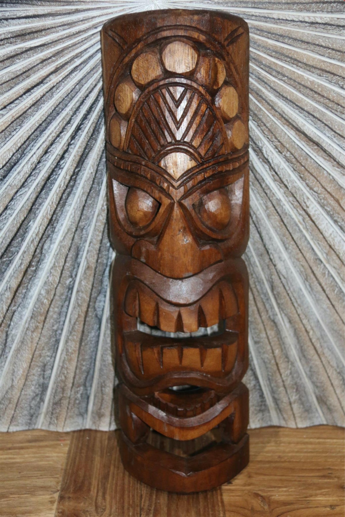 NEW Balinese Hand Crafted Tiki Bar / Polynesian TIKI MASK / TOTEM 50cm