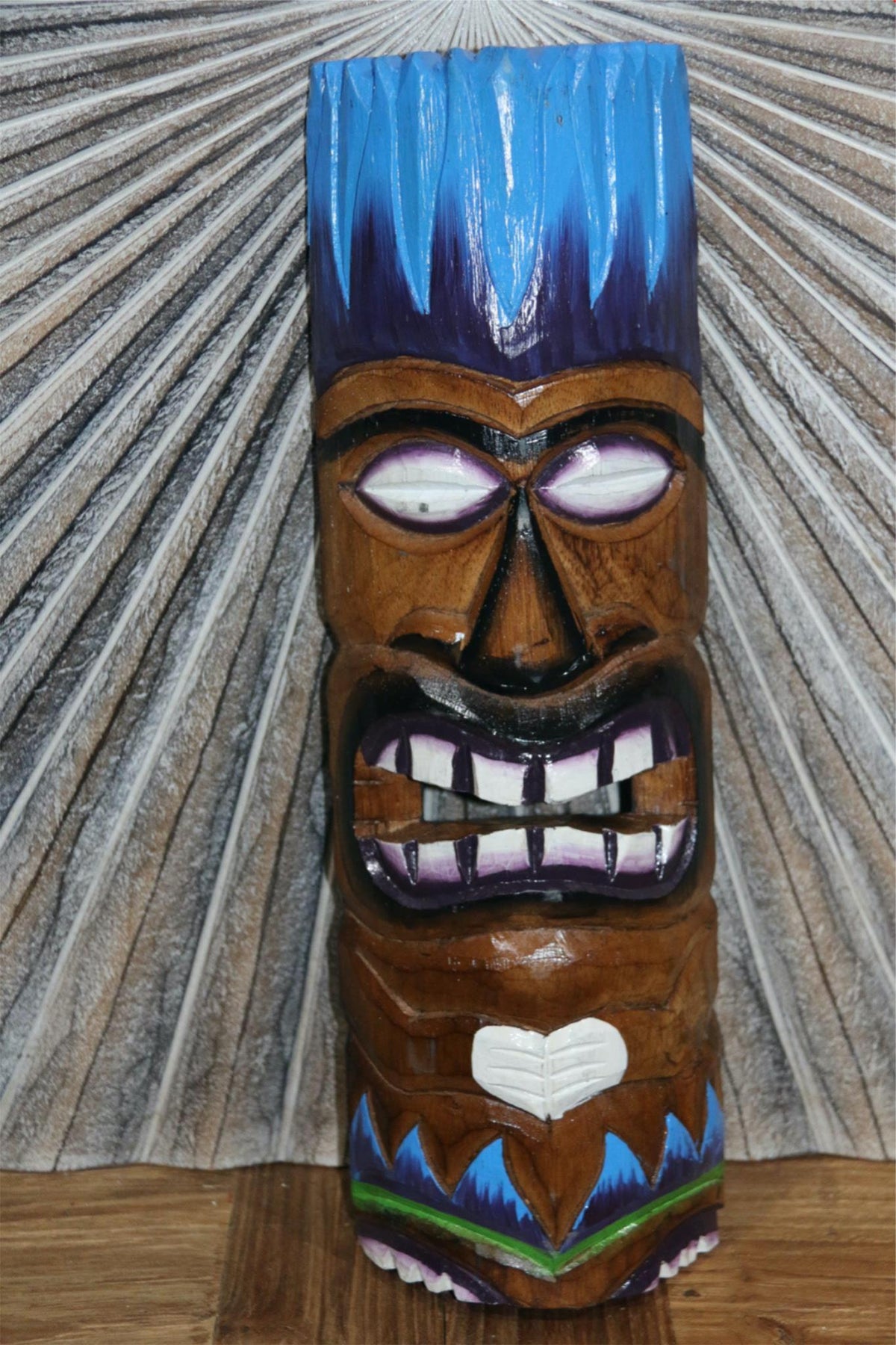 NEW Balinese Hand Crafted Tiki Bar / Polynesian TIKI MASK / TOTEM 50cm