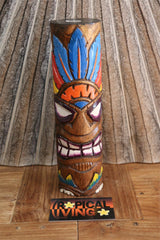 NEW Balinese Hand Crafted / Carved Tiki Bar / Polynesian TIKI TOTEM - 25CM