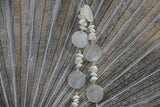 NEW Balinese Capiz Shell with Shell Hanging Strand / Mobile - Shell Decor Hanger