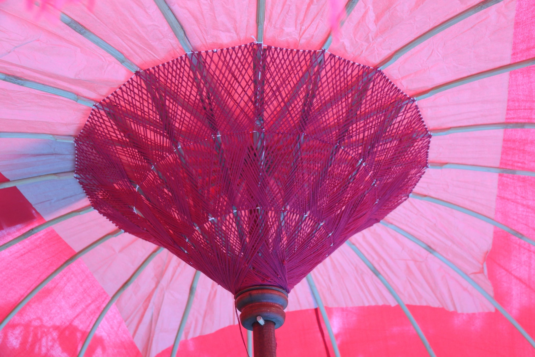 NEW Balinese 2m Single Ceremony Umbrella - Bali Umbrella - Balinese Garden Art